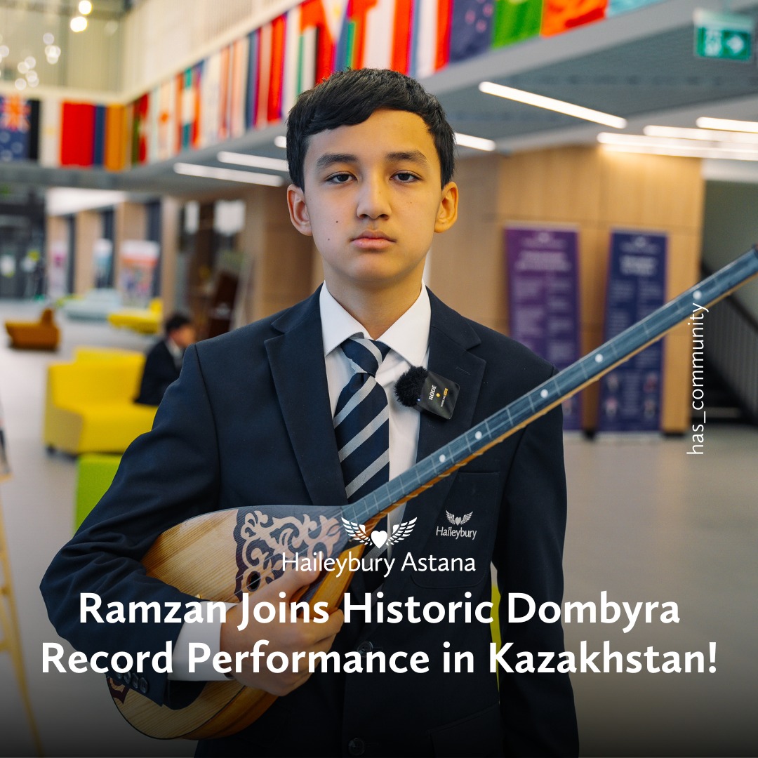 Ramzan Joins Historic Dombyra Record Performace in Kazakhstan